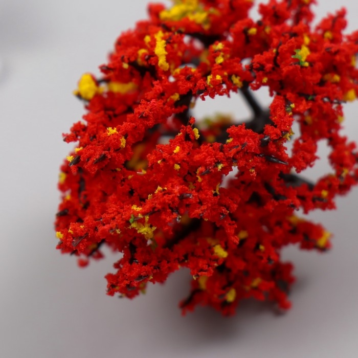 Искусственное растение для творчества пластик Искусственное растение для творчества пластик "Осенняя листва" 10 см