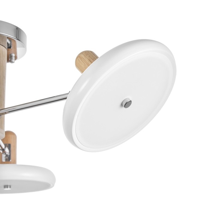 Люстра Люстра "Джулия" 3хLED 72Вт 3000-6000К бело-хромовый 62х62х22 см