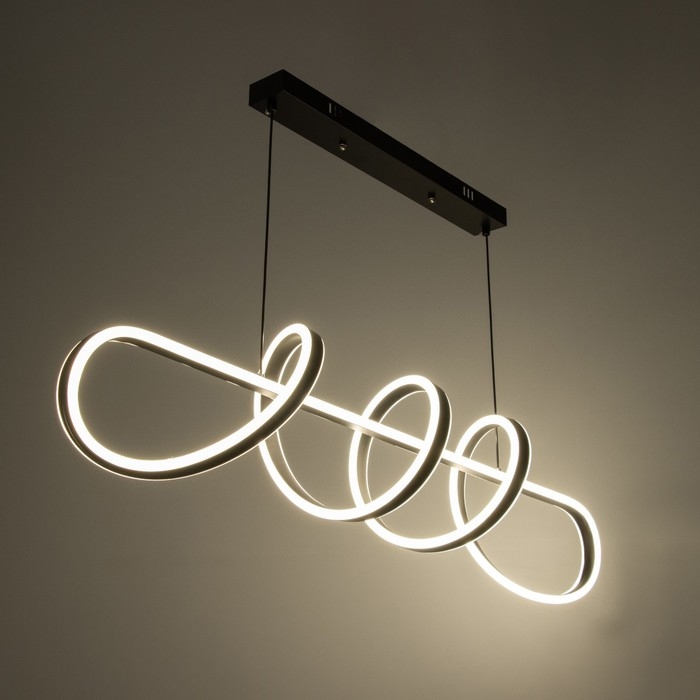 Светильник с ПДУ Светильник с ПДУ "Наими" LED 180Вт 3000-6000К черный 100х24х16 см