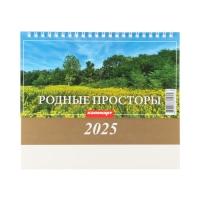 Календарь настольный, домик "Родные просторы" 2025, 14 х 20 см