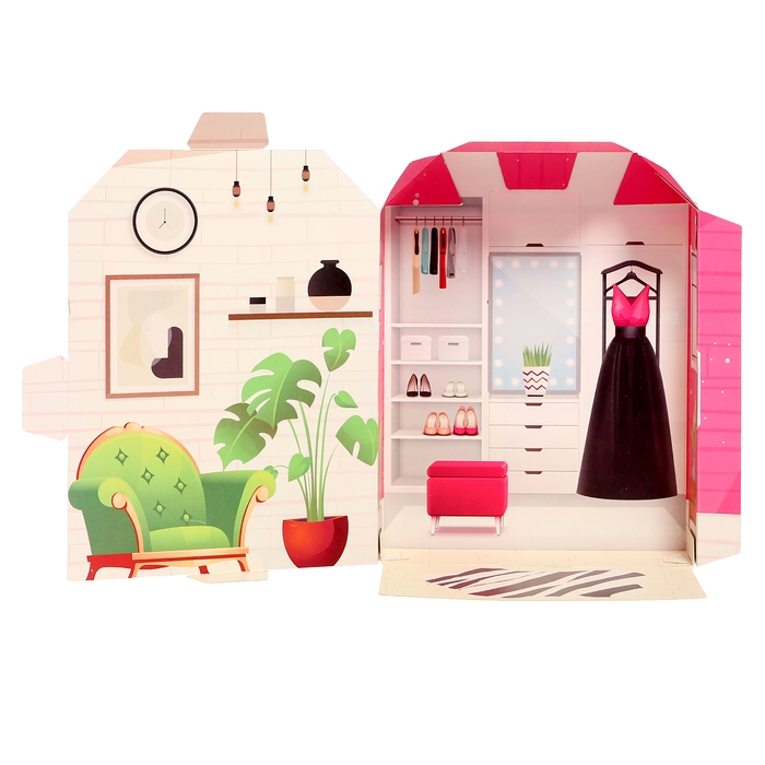 Магнитная игра «Модный домик:Лили» Магнитная игра «Модный домик:Лили»