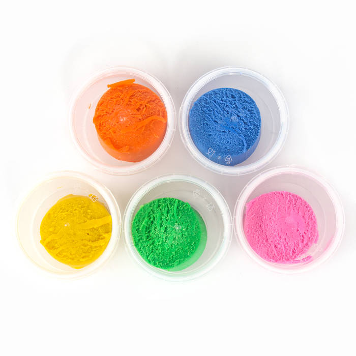 Тесто для лепки «Пластишка № 1», 5 цветов по 80 г Тесто для лепки «Пластишка № 1», 5 цветов по 80 г