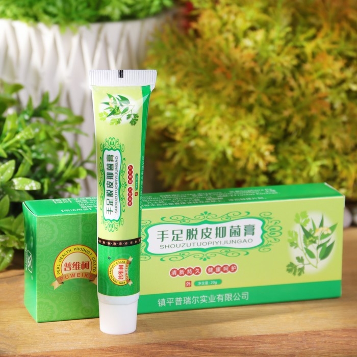 Китайская мазь для рук и ног от шелушения, 20 гр Китайская мазь для рук и ног от шелушения, 20 гр
