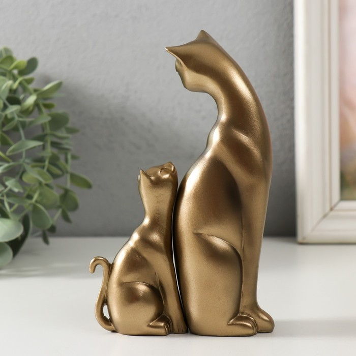 Полистоун набор кошка с котёнком 15,5 см 9,3 см (набор 2 шт) Полистоун набор кошка с котёнком 15,5 см 9,3 см (набор 2 шт)