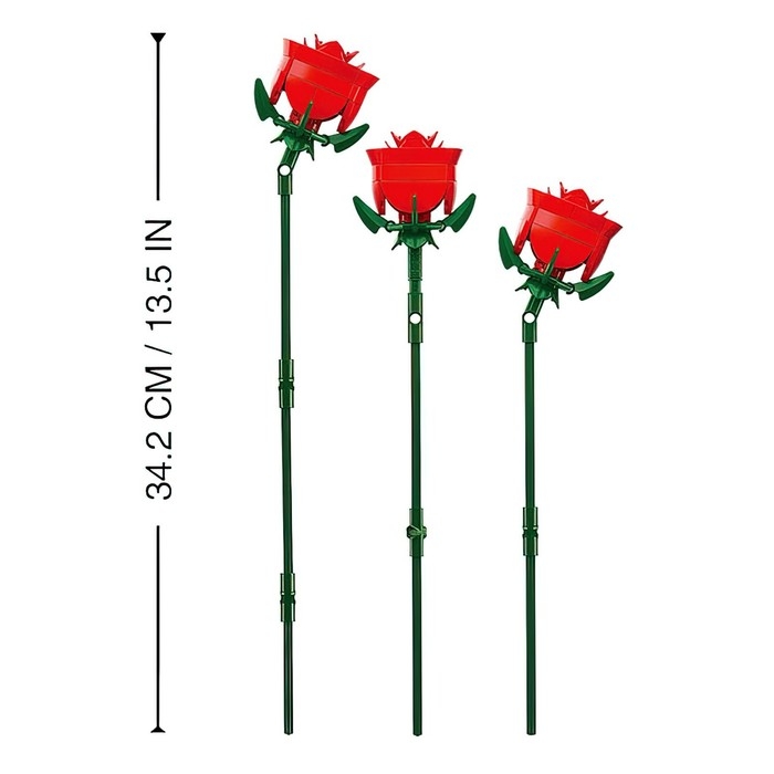 Конструктор «Цветы. Букет роз», 267 деталей Конструктор «Цветы. Букет роз», 267 деталей