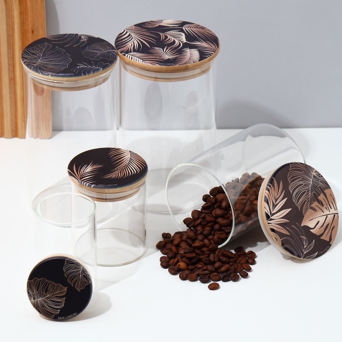 Банка для хранения сыпучих продуктов и круп &laquo;Тропики&raquo;, 100 мл