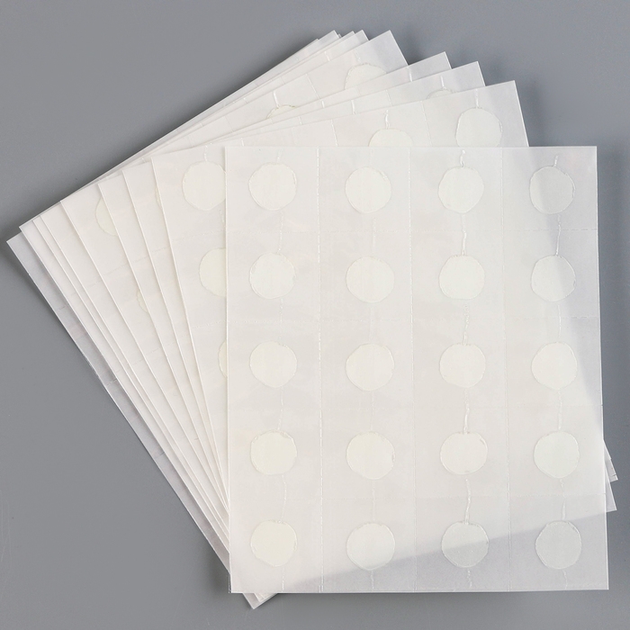 Скотч для шаров двухстороний прозрачный, набор 200 липучек Скотч для шаров двухстороний прозрачный, набор 200 липучек