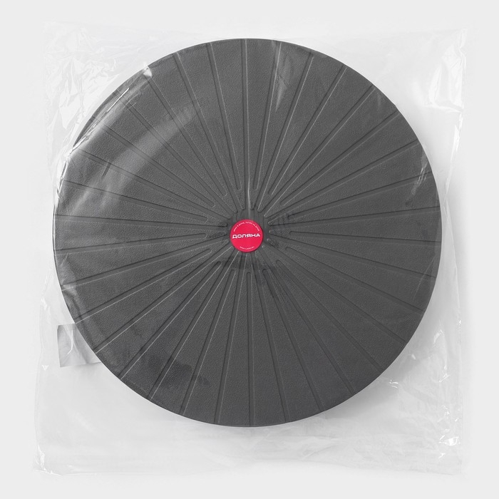 Салфетка сервировочная на стол «Ра», d=36 см, цвет серый Салфетка сервировочная на стол «Ра», d=36 см, цвет серый