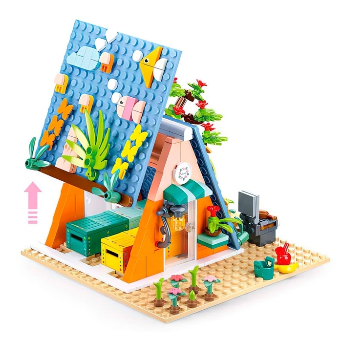 Конструктор Розовая мечта &laquo;Летний домик&raquo;, 341 деталь