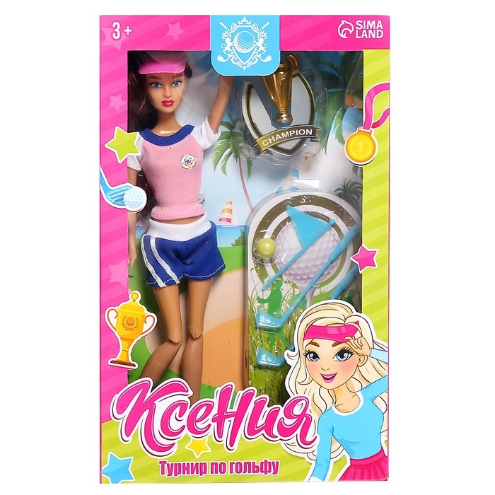 Кукла-модель шарнирная «Турнир по гольфу», МИКС Кукла-модель шарнирная «Турнир по гольфу», МИКС