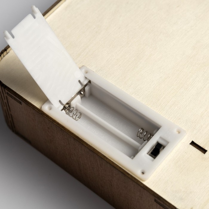 Светодиодная фигура «Замок с оленями» 15 × 15 × 5 см, дерево, батарейки АААх2 (не в комплекте), свечение тёплое белое Светодиодная фигура «Замок с оленями» 15 × 15 × 5 см, дерево, батарейки АААх2 (не в комплекте), свечение тёплое белое