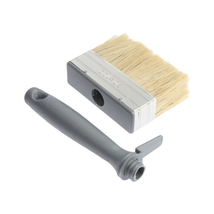 Кисть-макловица ТУНДРА, натуральная щетина, пластиковая рукоятка, 30х100 мм Кисть-макловица ТУНДРА, натуральная щетина, пластиковая рукоятка, 30х100 мм