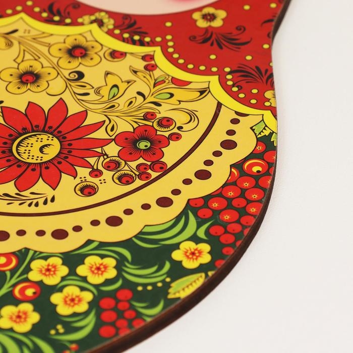 Доска разделочная сувенирная  Доска разделочная сувенирная "Матрешка", 14,9×23 см