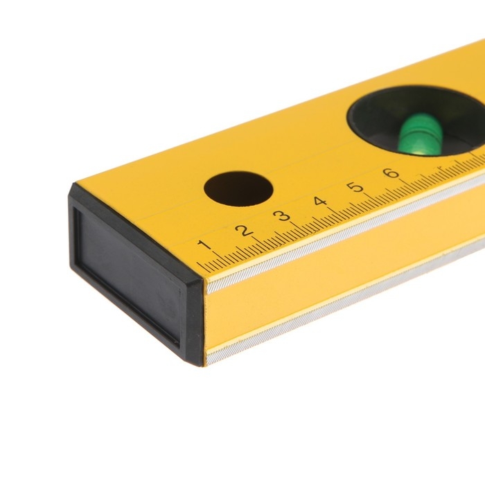 Уровень алюминиевый ТУНДРА, 3 глазка, линейка, 400 мм Уровень алюминиевый ТУНДРА, 3 глазка, линейка, 400 мм