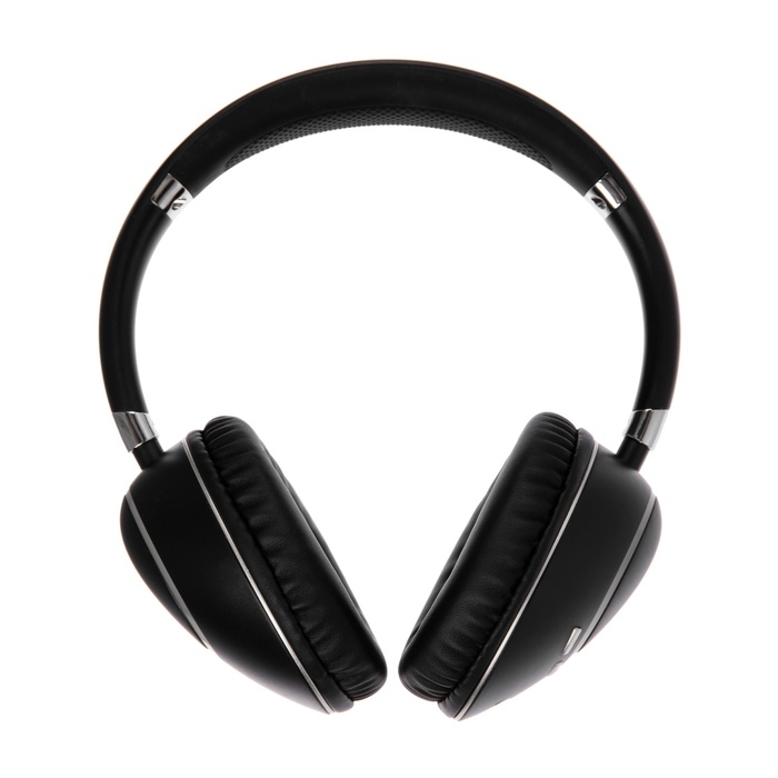 Наушники AKZ K53, беспроводные, полноразмерные, микрофон, подсветка RGB, чёрные