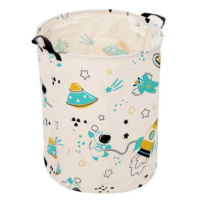 Корзина для игрушек  Корзина для игрушек "Космос" 40х40х48 см