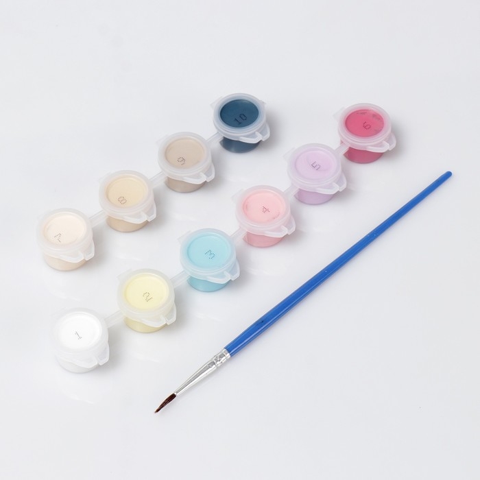 Картина по номерам для детей «Кошечка с бантиком», 20 х 30 см