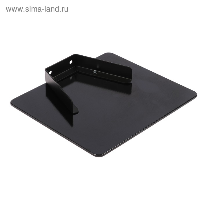 Полка Kromax MICRO-MONO, для аудио-видео аппаратуры, до 5 кг, 200х175 мм, черная Полка Kromax MICRO-MONO, для аудио-видео аппаратуры, до 5 кг, 200х175 мм, черная