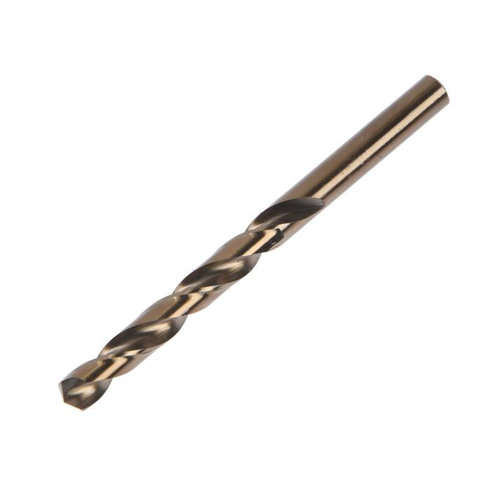 Сверло по металлу ТУНДРА, HSS-Co (5% кобальта), цилиндрический хвостовик, 10 х 135 мм Сверло по металлу ТУНДРА, HSS-Co (5% кобальта), цилиндрический хвостовик, 10 х 135 мм