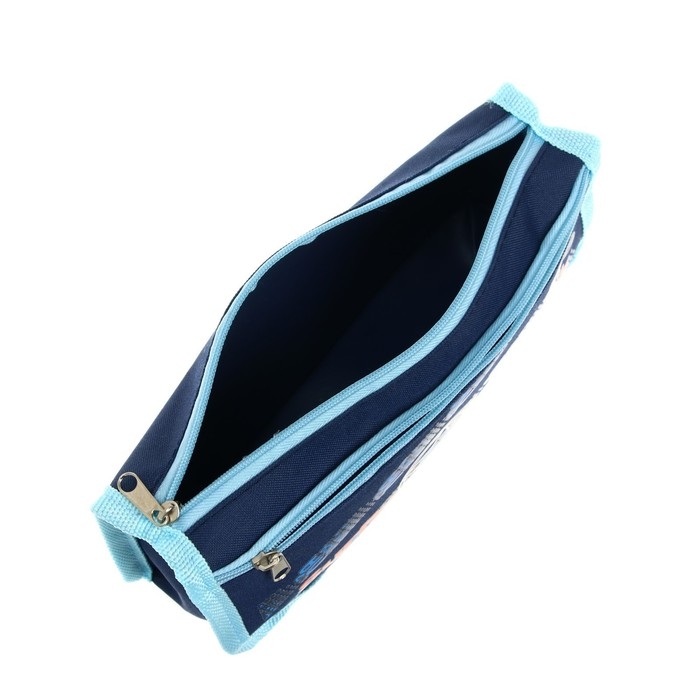 Пенал школьный на молнии 2 отделения Пенал школьный на молнии 2 отделения "Спорт", МИКС