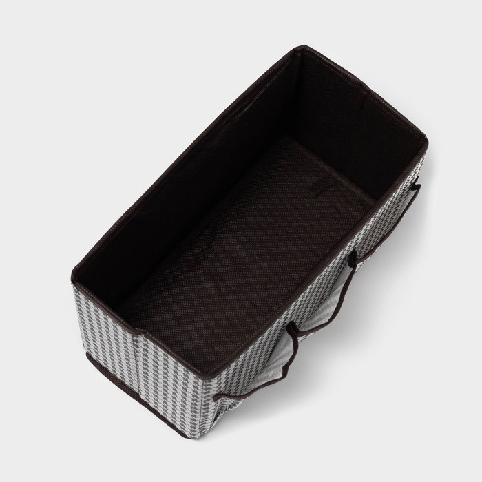 Органайзер для мелочей Доляна «Вилли», 3 кармана, 25×15×12 см, цвет коричневый Органайзер для мелочей Доляна «Вилли», 3 кармана, 25×15×12 см, цвет коричневый