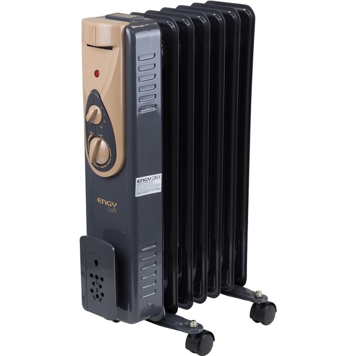 Обогреватель ENGY EN-2407 Loft, масляный, 1500 Вт, 7 секций, 15 м², чёрный Обогреватель ENGY EN-2407 Loft, масляный, 1500 Вт, 7 секций, 15 м², чёрный
