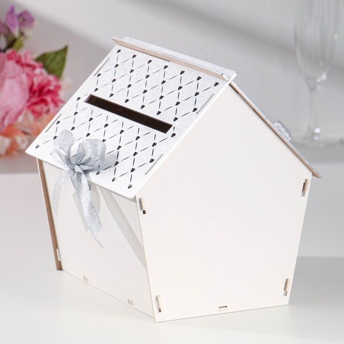 Семейный банк Семейный банк "Дом с птицами", 22,5х21х23,5 см, серебро