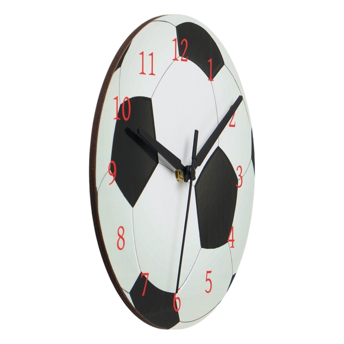 Часы настенные интерьерные Часы настенные интерьерные "Футбольный мяч", d-23.5 см