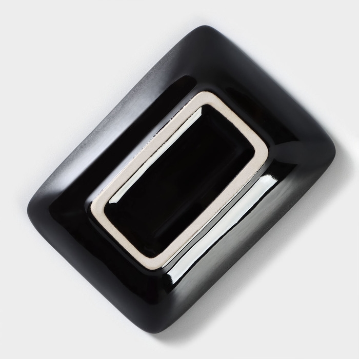 Соусник фарфоровый под соевый соус Verde notte, 50 мл, 9,5×7 см Соусник фарфоровый под соевый соус Verde notte, 50 мл, 9,5×7 см