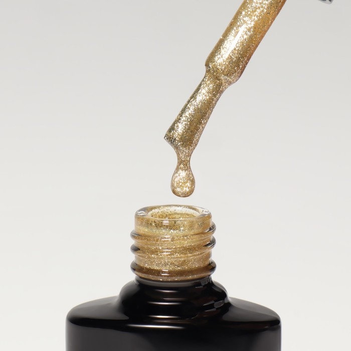 Гель лак для ногтей, «CHROME», шиммерный, 3-х фазный, 8мл, LED/UV, цвет золотистый (005) Гель лак для ногтей, «CHROME», шиммерный, 3-х фазный, 8мл, LED/UV, цвет золотистый (005)