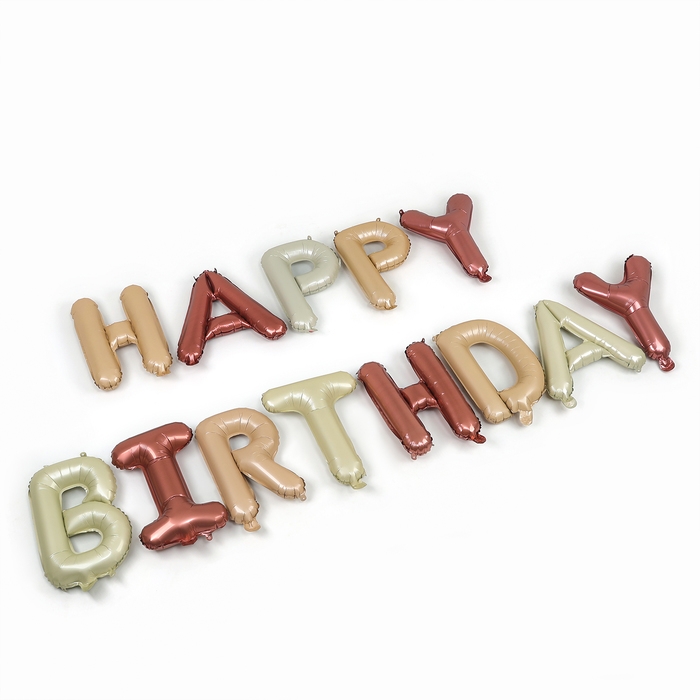 Надпись фольгированная 16 Надпись фольгированная 16" «С Днём Рождения»