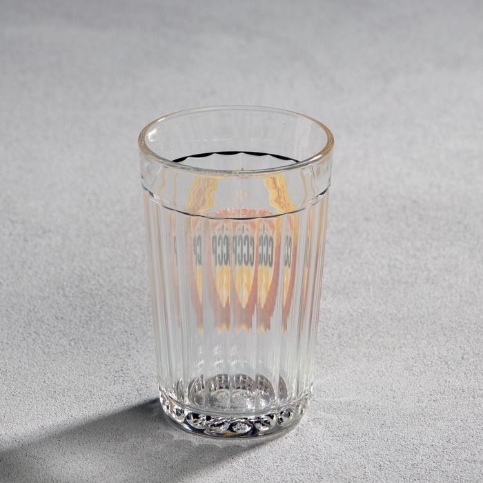 Стакан граненый Стакан граненый "Рождённый в СССР", 250 мл