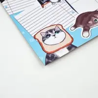 Магнитный планер А4 и стирающийся маркер "Котики" Магнитный планер А4 и стирающийся маркер "Котики"