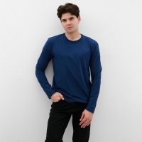 Лонгслив мужской MIST Men's casual размер 52, синий