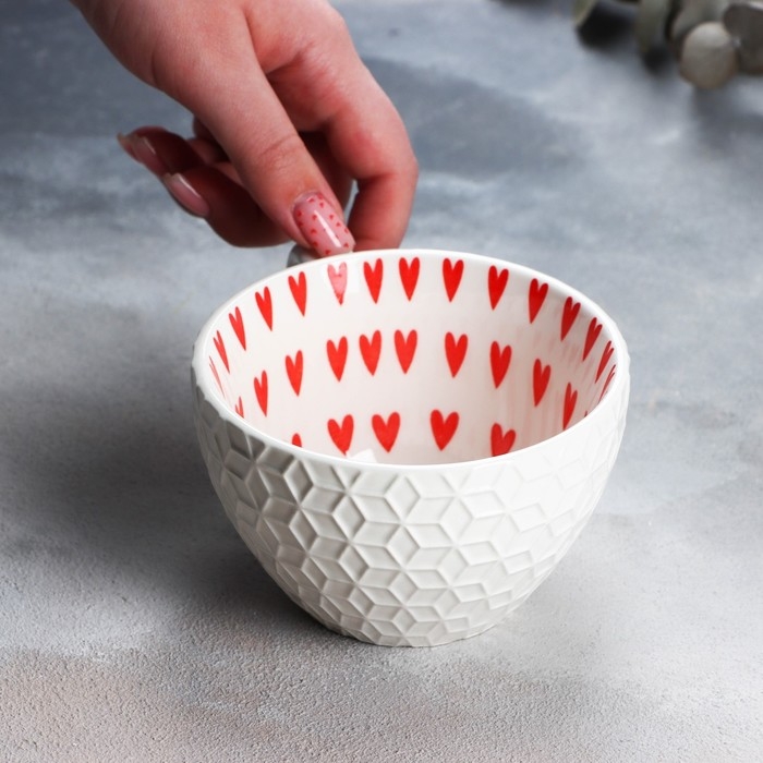 Кружка керамическая Дорого внимание «Сердечки», 290 мл Кружка керамическая Дорого внимание «Сердечки», 290 мл