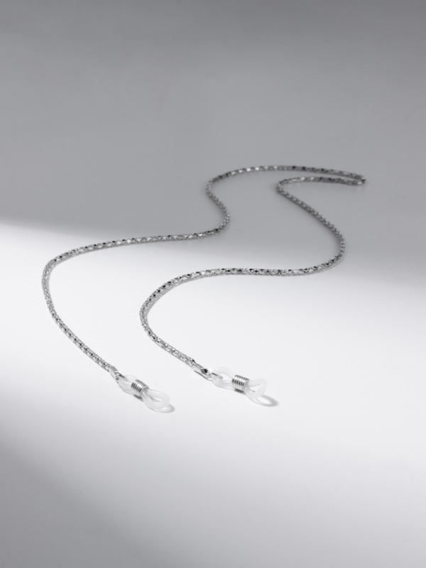 Цепочка для очков  Цепочка для очков "Минимализм", цвет серебро