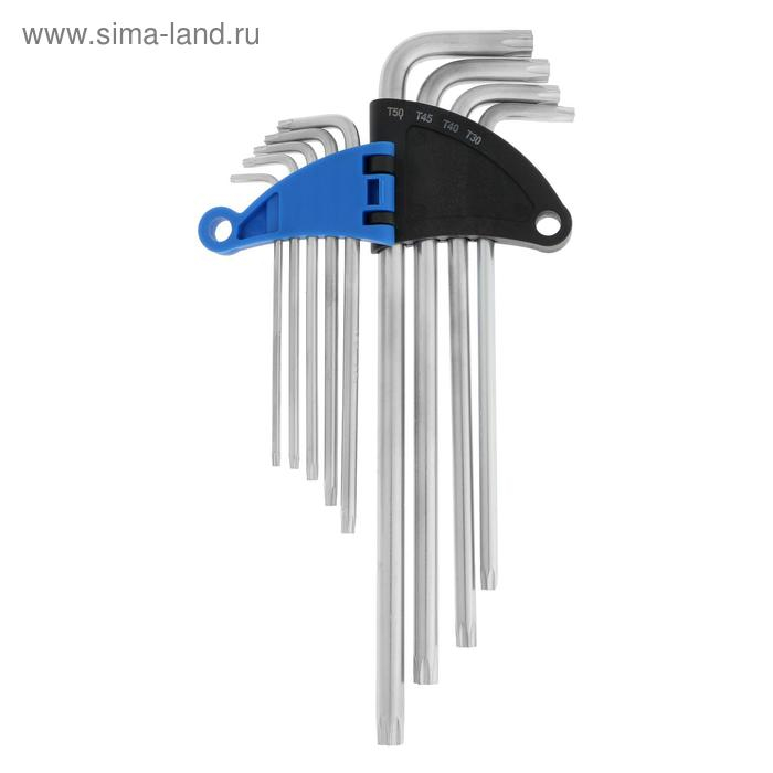 Набор ключей ТУНДРА, TORX Tamper, экстрадлинные, CrV, TT10 - TT50, 9 шт. Набор ключей ТУНДРА, TORX Tamper, экстрадлинные, CrV, TT10 - TT50, 9 шт.