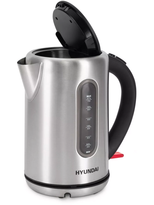 Чайник HYK-S9909 1,7л 2200Вт серебристый (металл)