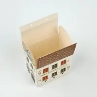 Коробка-домик, подарочная, самосборная, набор 10 шт. &laquo;Деревушка&raquo;,7&times;6.2&times;5 см