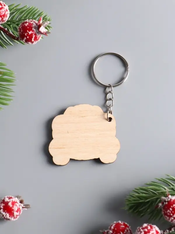 Брелок новогодний 2026 «Год без забот», размер брелока 4.5×4 см