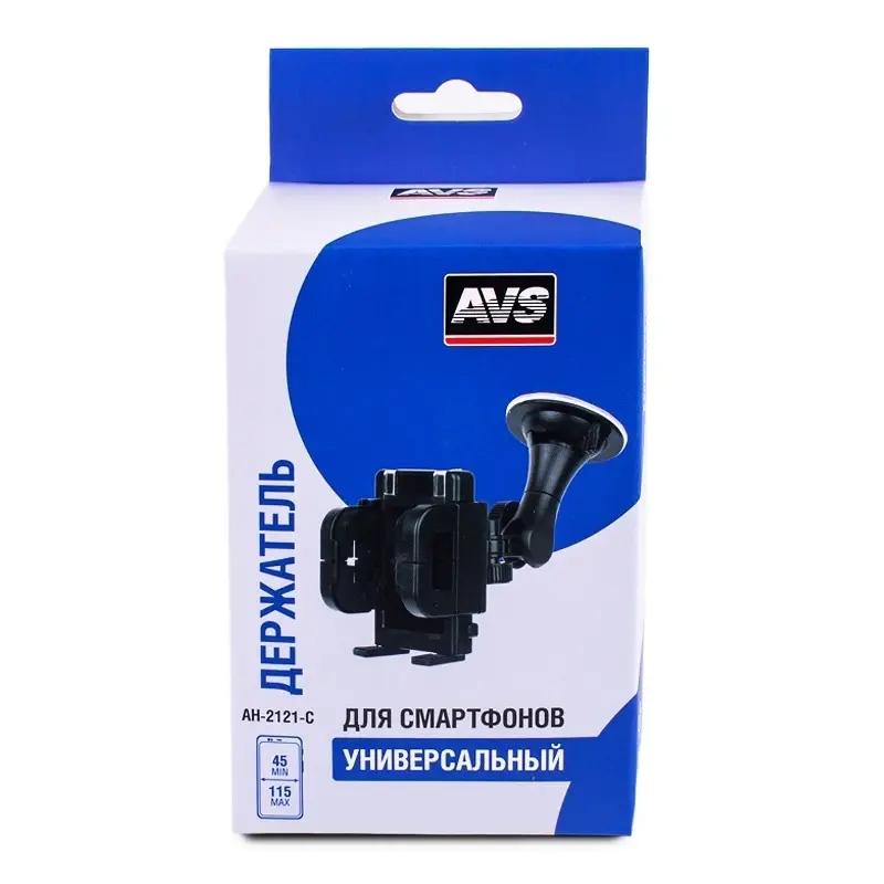 Держатель для смартфонов телескопический на приборную панель AVS AH-2121-C