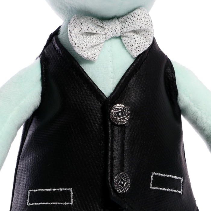 Мягкая игрушка «Дракон Дизель в жилетке», 25 см, цвет мятный