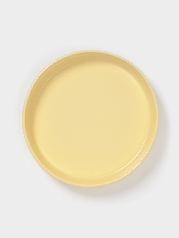 Форма для запекания Доляна «Зефир», 1 л, d=23 см, круглая, керамика, жёлтая Форма для запекания Доляна «Зефир», 1 л, d=23 см, круглая, керамика, жёлтая