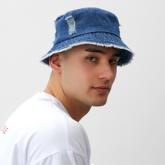 Панама MINAKU, цв. синий, р-р 56-58