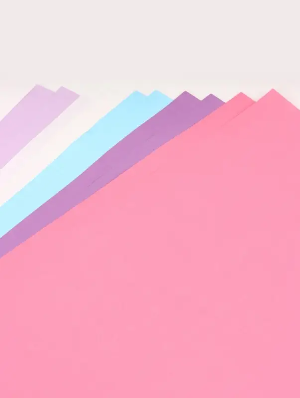 Бумага упаковочная крафт, двухсторонняя, &laquo;Нежные сны&raquo;, для упаковки подарков, 5 цветов, 50&times;68 см&plusmn;5%