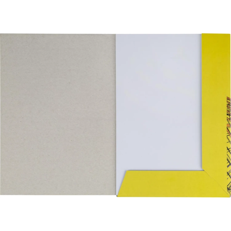 Папка для черчения Комус Класс А4,10л,180гр/м2 Urban Yellow