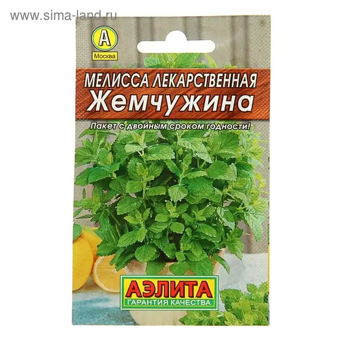 Семена Мелисса лекарственная  Семена Мелисса лекарственная "Жемчужина" "Лидер", 0,1 г   ,