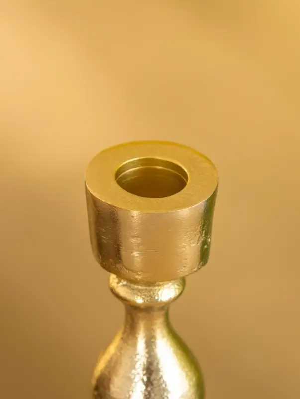 Подсвечник  Подсвечник "Ферзь" алюминий 13 см, цв. золото