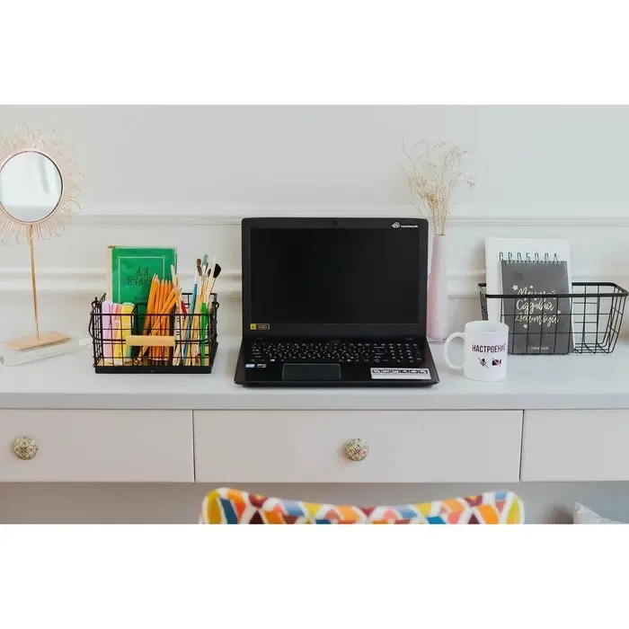 Корзина для мелочей Доляна, 29&times;12&times;12 см, чёрная