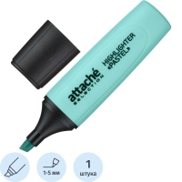 Маркер текстовыделитель Attache Selection Pastel 1-5 мм голубой